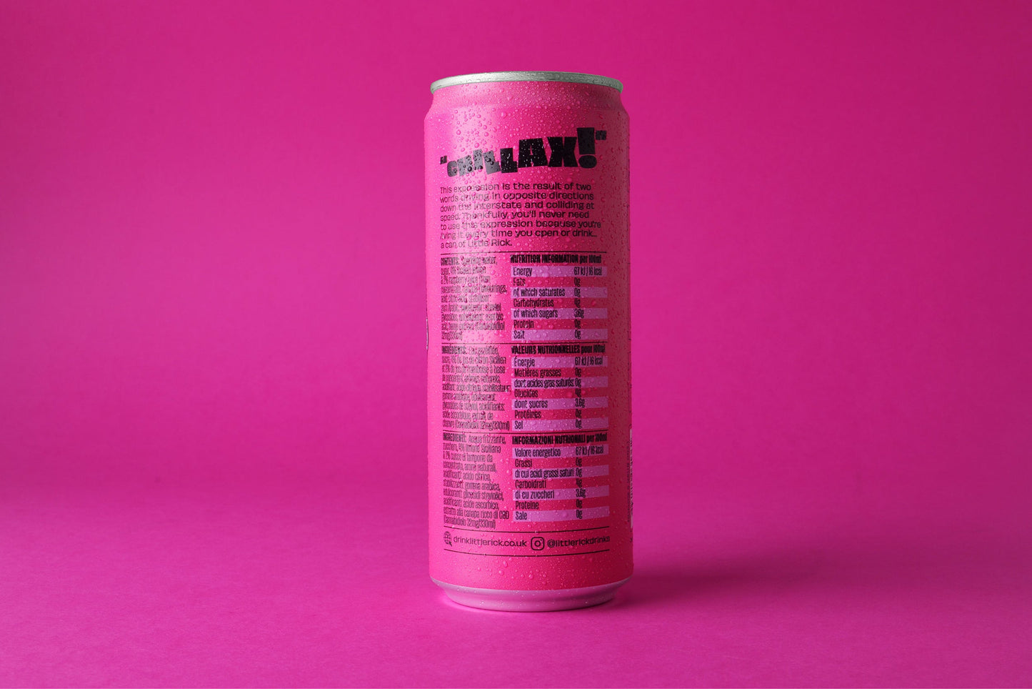 Raspberry Lemonade - CBD Drink
