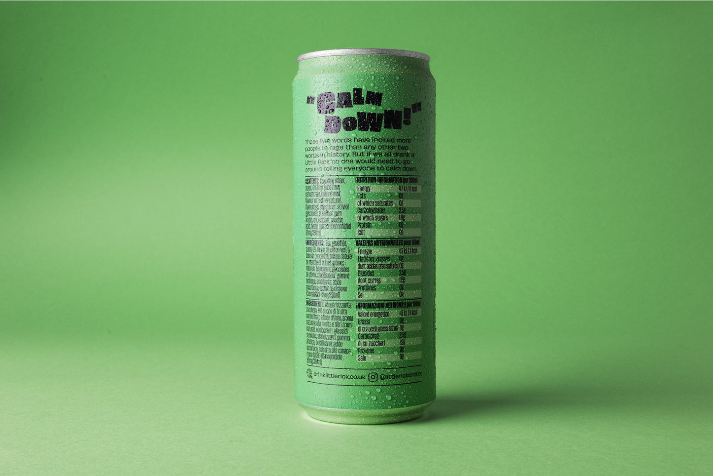 Mint & Lime - CBD drink