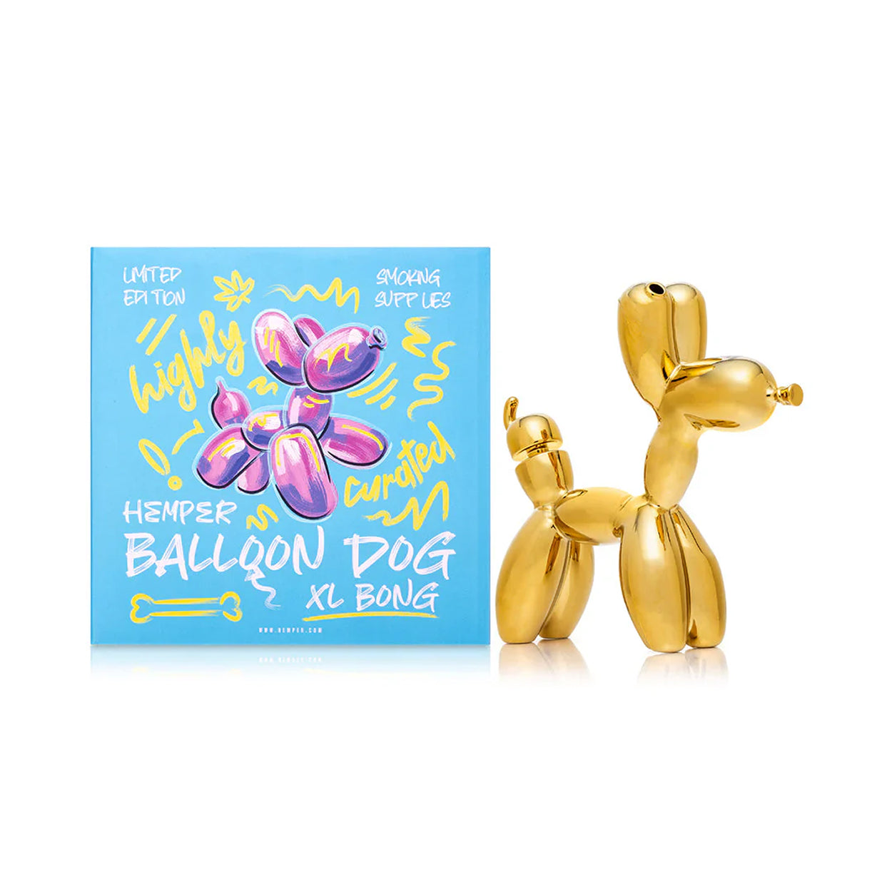 Balloon Dog XL Large Glass Bong Exclusive 7.6"