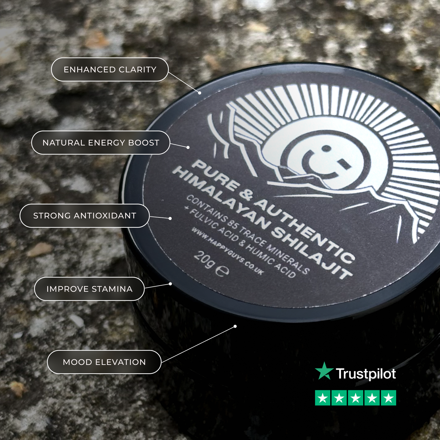 Pure Himalayan Shilajit Resin