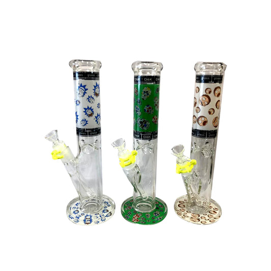 D&K 9mm x 32cm Glass Bong