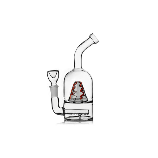 Glass Volcano Bong 7"