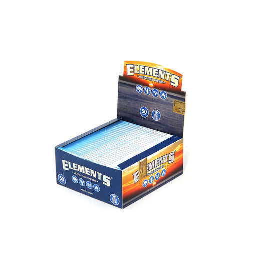 Elements Blue Ultra Thin Rice King Size Rolling Papers Slim (1 Pack)