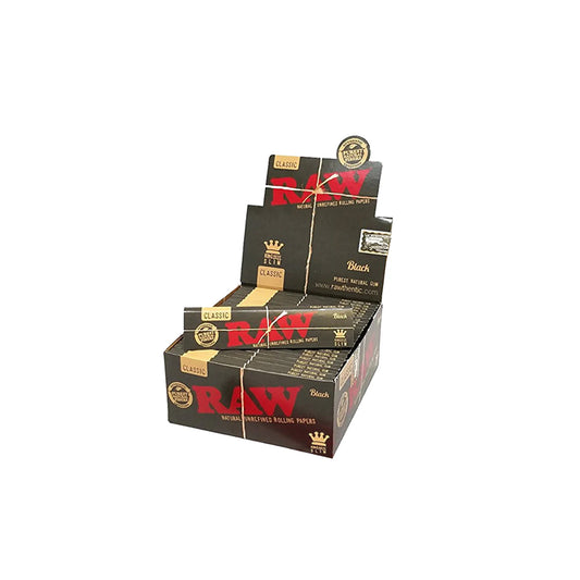 RAW Black King Size Slim Rolling Papers (1 Pack)
