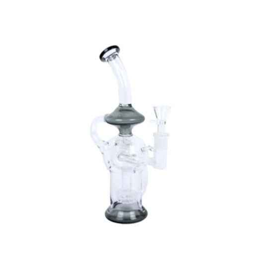 Premium Bong Grey Glass Water Pipe 280mm