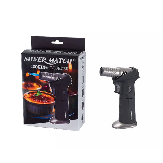 Champ Silver Match Cooking Jet Torch Lighter / Dab Torch