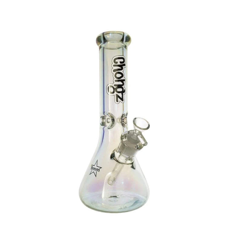 Chongz Glass Ice Beaker 30cm Bong (Clear Rainbow)