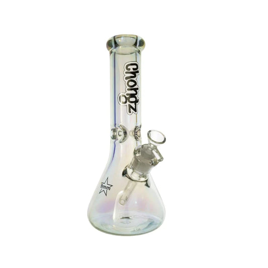 Chongz Glass Ice Beaker 30cm Bong (Clear Rainbow)