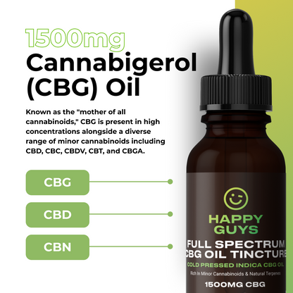 1500mg CBG Full Spectrum Oil (30ml)