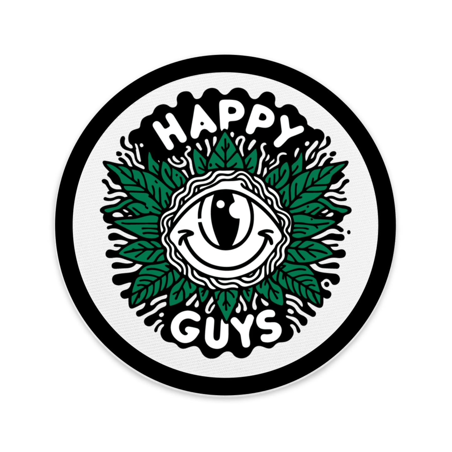 Happy Eye Embroidered Patch