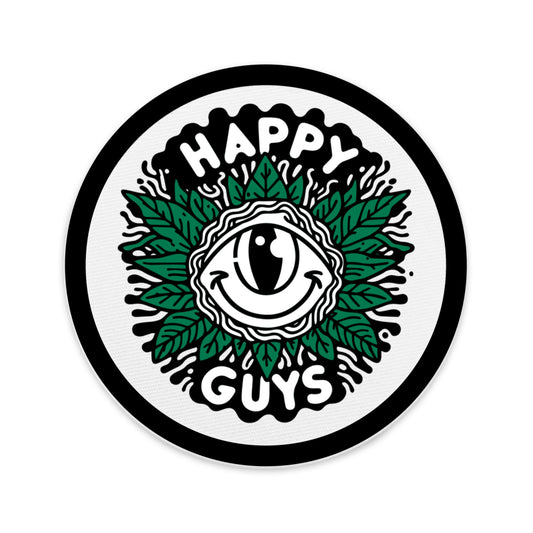 Happy Eye Embroidered Patch