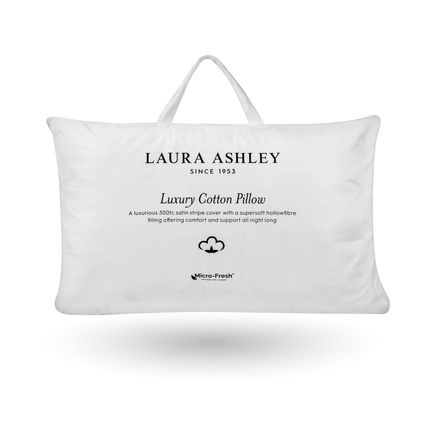 Laura Ashley - Front Sleeper Luxury Cotton Pillow