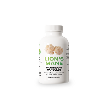 Organic Lions Mane Vegan Mushroom Capsules