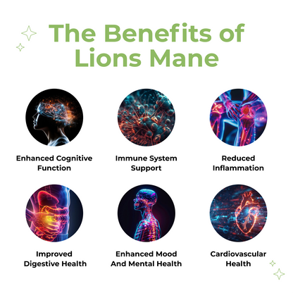 Organic Lions Mane Vegan Mushroom Capsules