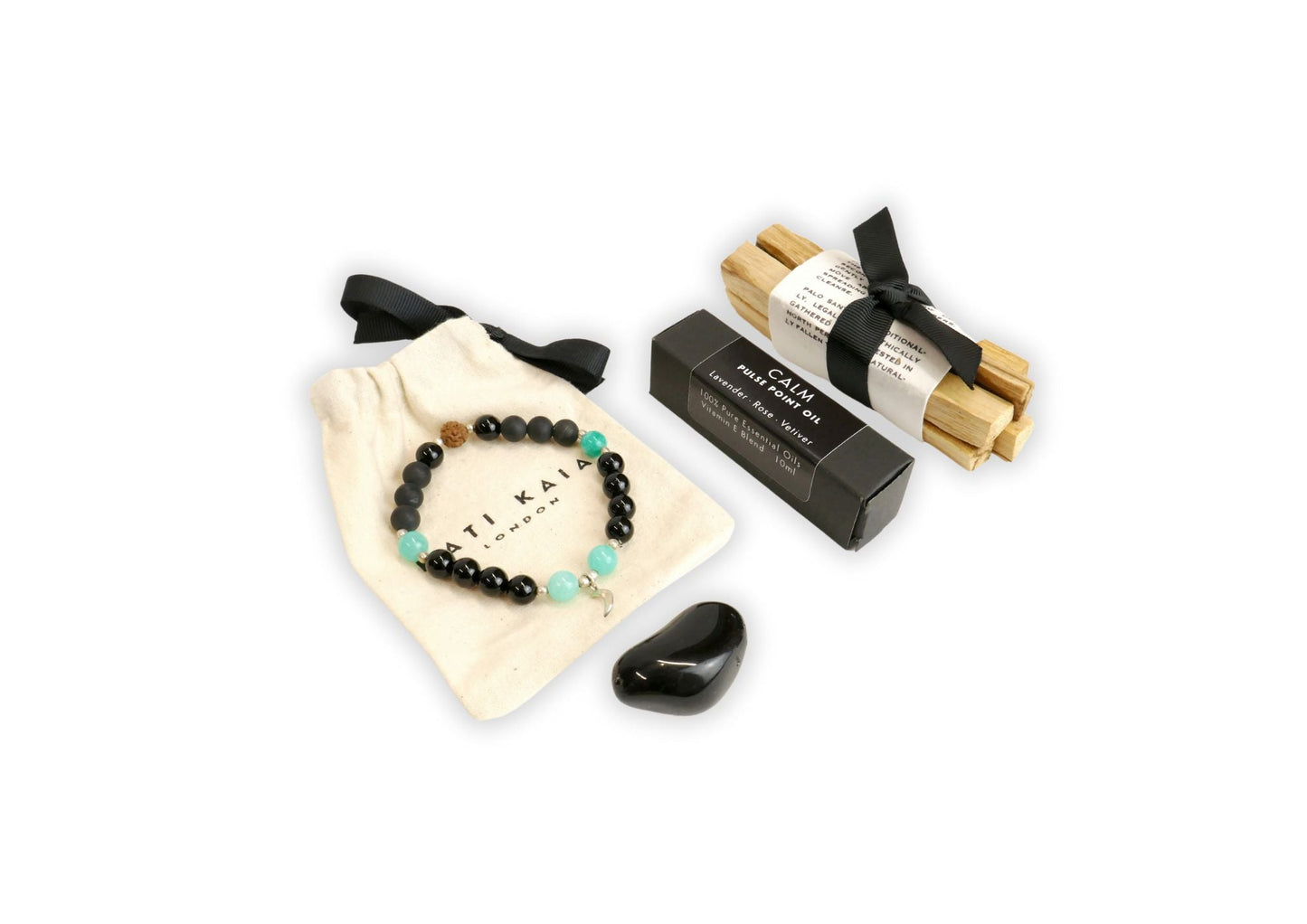 Mala Nyx Bracelet & Palo Santo Gift Box