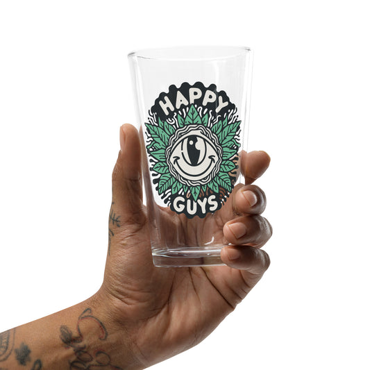 Happy Guys Pint Glass