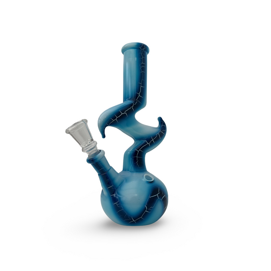 Twisted Spiral Glass Bong