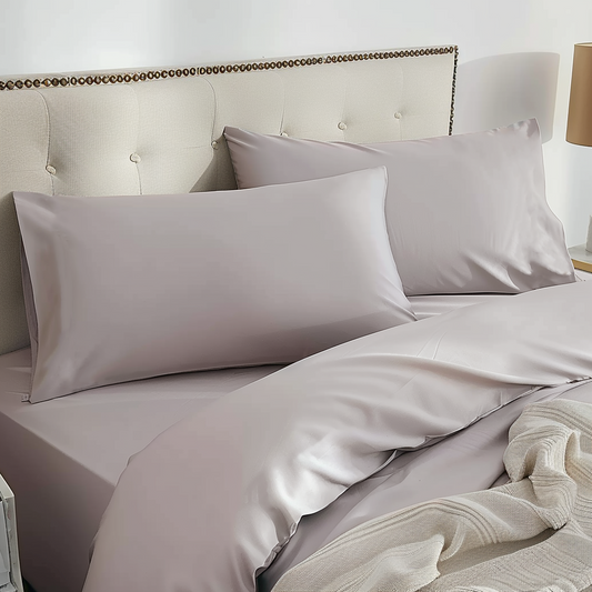 Luff Sleep - Bamboo Silk Duvet Set (Grey)
