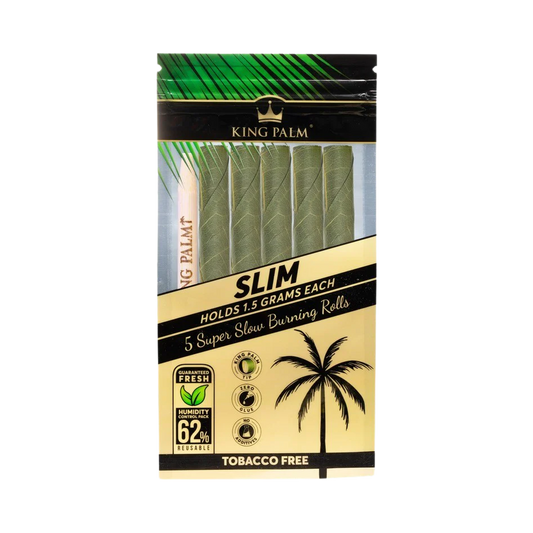 King Palm Organic Pre-Rolled Blunts (Slim) - 5 Pack