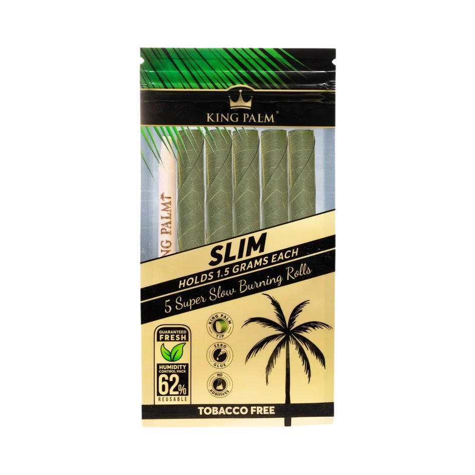 King Palm Organic Pre-Rolled Blunts (Slim) - 5 Pack